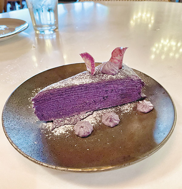 Ube Mille Crepe Cake